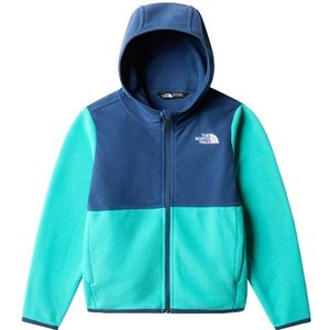 The North Face Kids Glacier F/Z Hoodie Fleecevest (Kinderen |turkoois)