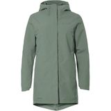 Vaude - Womens Cyclist Padded Parka II - Fietsjack - Groen/Olijfgroen - Waterdicht