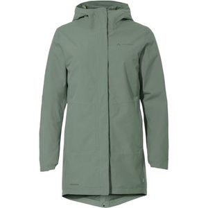 Vaude - Womens Cyclist Padded Parka II - Fietsjack - Groen/Olijfgroen - Waterdicht