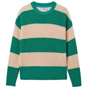 Passenger Womens Reflection Stripey Jumper Trui (Dames |groen)