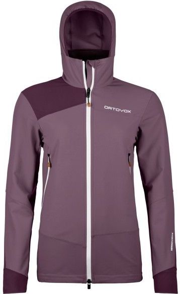 Ortovox - Pala Hooded Jacket - Softshelljack - Purper - DWR-geïmpregneerd