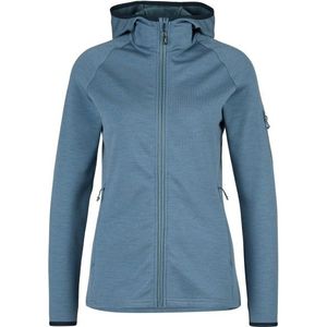 Stoic Womens MerinoFleece335 KuolpaSt II Zip Hoody Merinohoodie (Dames |blauw)