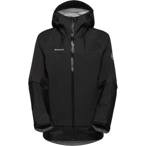 Mammut Womens Ducan Guide Hardshell Hooded Jacket Regenjas (Dames |zwart |waterdicht)