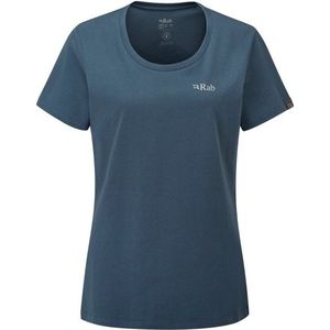 Rab Womens Stance Mountain Peak Tee T-shirt (Dames |blauw)