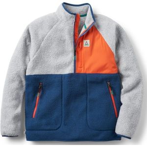 Passenger Womens Home 20 1/2 Zip Recycled Sherpa Fleece Fleecevest (Dames |grijs)