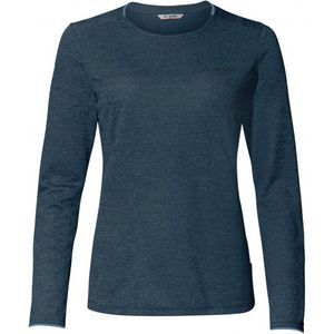 Vaude Womens Essential L/S T-Shirt Sportshirt (Dames |blauw)