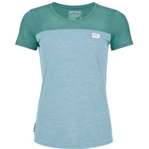 Ortovox - 150 Cool Logo - Merinoshirt - Turkoois - Dames