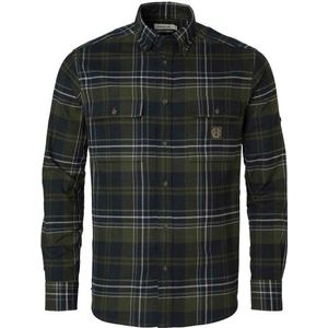 Chevalier Heron Flannel Shirt Overhemd (Heren |zwart)