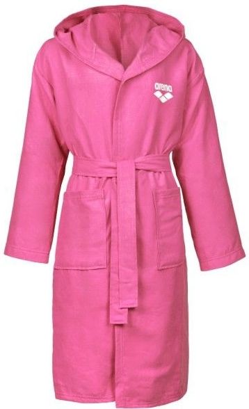 Arena - Kids Zeal Robe - Badjas - Roze - 90% Polyester, 10% Polyamide