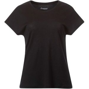 Bergans Womens Whenever Merino Tee Merinoshirt (Dames |zwart)