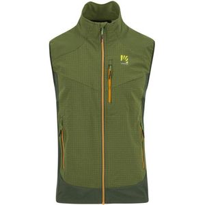 Karpos Lede Vest Softshellbodywarmer (Heren |olijfgroen)