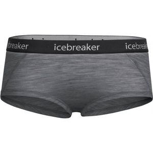 Icebreaker Womens Sprite Hot Pants Merino-ondergoed (Dames |grijs)