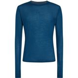 Icebreaker - Merino 75 Cool-Lite Featherlight L/S Crewe - Longsleeve - Blauw