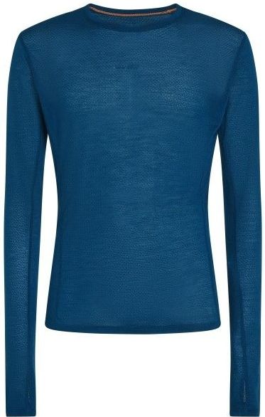 Icebreaker - Merino 75 Cool-Lite Featherlight L/S Crewe - Longsleeve - Blauw