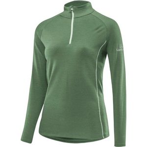 Löffler Womens Midlayer Transtex Merino Merinolongsleeve (Dames |olijfgroen/groen)