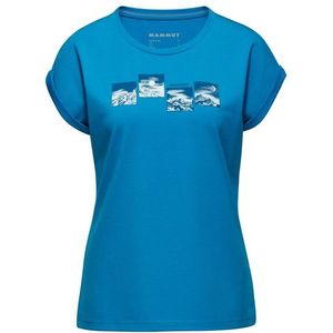 Mammut Womens Mountain T-Shirt Day and Night T-shirt (Dames |blauw)