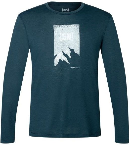 Super.natural - M 2 PITCH LS - T-shirt Met Lange Mouwen - Merinowol