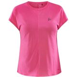 Craft Womens Core Essence S/S Tee Sportshirt (Dames |roze)