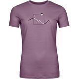 Ortovox - 150 Cool Peak Focus - Merinoshirt - Roze/Purper