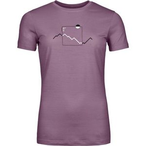 Ortovox - 150 Cool Peak Focus - Merinoshirt - Roze/Purper