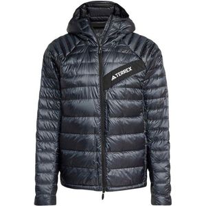 adidas Terrex Terrex Techrock Climawarm+ Down Hooded Donsjack (Heren |blauw/grijs)