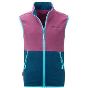 Trollkids Kids Kjerag Vest Fleecebodywarmer (Kinderen |blauw/purper)