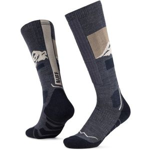 Buff Merino HW Over The Calf Skisokken (grijs)