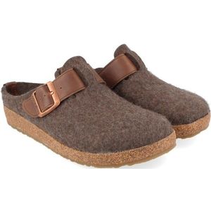 Haflinger Grizzly Chicago Pantoffels (bruin)