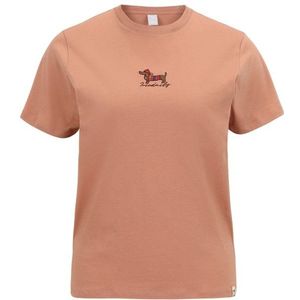 Iriedaily Womens Dacksi Tee T-shirt (Dames |roze)