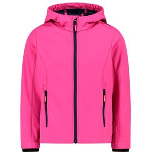 CMP Girls Jacket Fix Hood Softshell Softshelljack (Kinderen |roze |waterdicht)