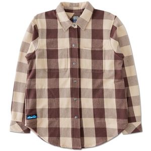 KAVU Womens Wren Overhemd (Dames |bruin)