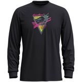 Smartwool Original Shred Graphic Long Sleeve Tee Merinoshirt (zwart)