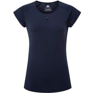 Mountain Equipment Womens Equinox Tee Sportshirt (Dames |blauw)