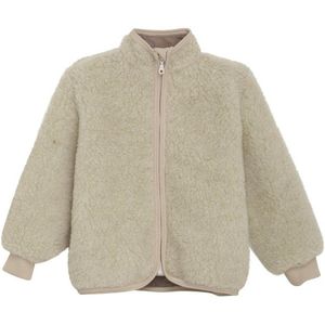 Huttelihut Kids Jacket Wool Teddy with Lining Merinovest (Kinderen |beige)