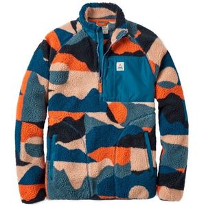 Passenger Offroad Recycled Sherpa 1/2 Zip Fleece Fleecevest (Heren |blauw)