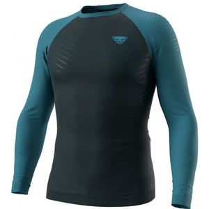 Dynafit Tour Light Merino L/S Tee Merino-ondergoed (Heren |zwart/blauw)