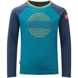 Trollkids Kids Preikestolen Longsleeve Longsleeve (Kinderen |turkoois/blauw)