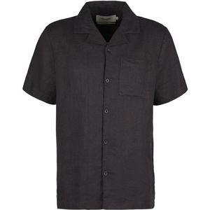 DEDICATED Shirt Marstrand Linen Overhemd (Heren |grijs)