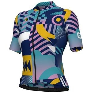 Alé Womens Games S/S Jersey Fietsshirt (Dames |blauw)