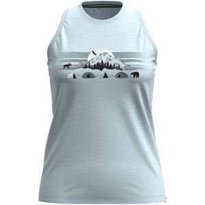 Smartwool Womens Mountain Moonlight Graphic Tank Tanktop (Dames |grijs)