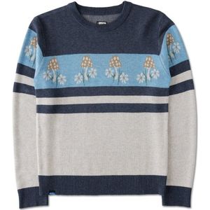 KAVU Womens Hillrose Trui (Dames |grijs/blauw)