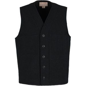 Filson Mackinaw Wool Vest Wollen bodywarmer (Heren |zwart)