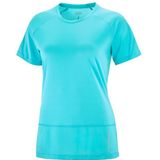 Salomon Womens Cross Run S/S Tee Hardloopshirt (Dames |turkoois)