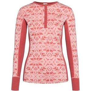 Kari Traa Womens Else L/S Merino-ondergoed (Dames |roze)