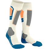 FALKE - SK4 Advanced W - Skisokken - Wit Offwhite-Neon Red - 1 Paar