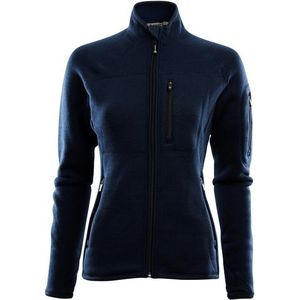 Aclima Womens Fleecewool Jacket Wollen vest (Dames |blauw/zwart)
