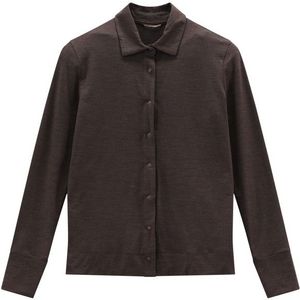Jeanne Baret Womens Navarino Shirt Blouse (Dames |zwart/grijs)