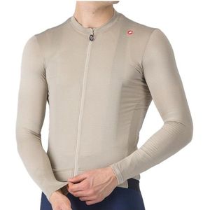 Castelli - Espresso L/S Jersey - Fietsshirt - Beige