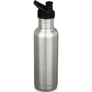 Klean Kanteen Classic with Sport Cap Drinkfles (grijs)