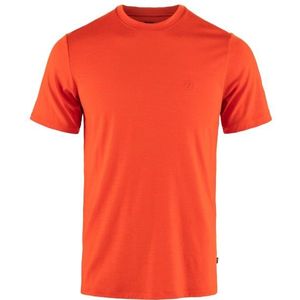 Fjällräven Abisko Wool S/S T-shirt (Heren |rood)